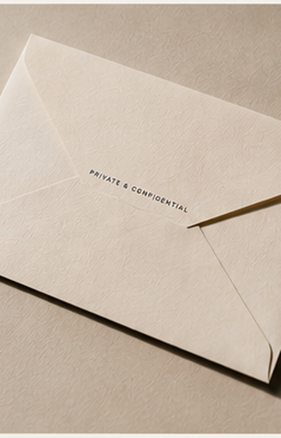 Correspondence envelope study